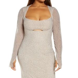 KELLEN CUTOUT MIDI DRESS